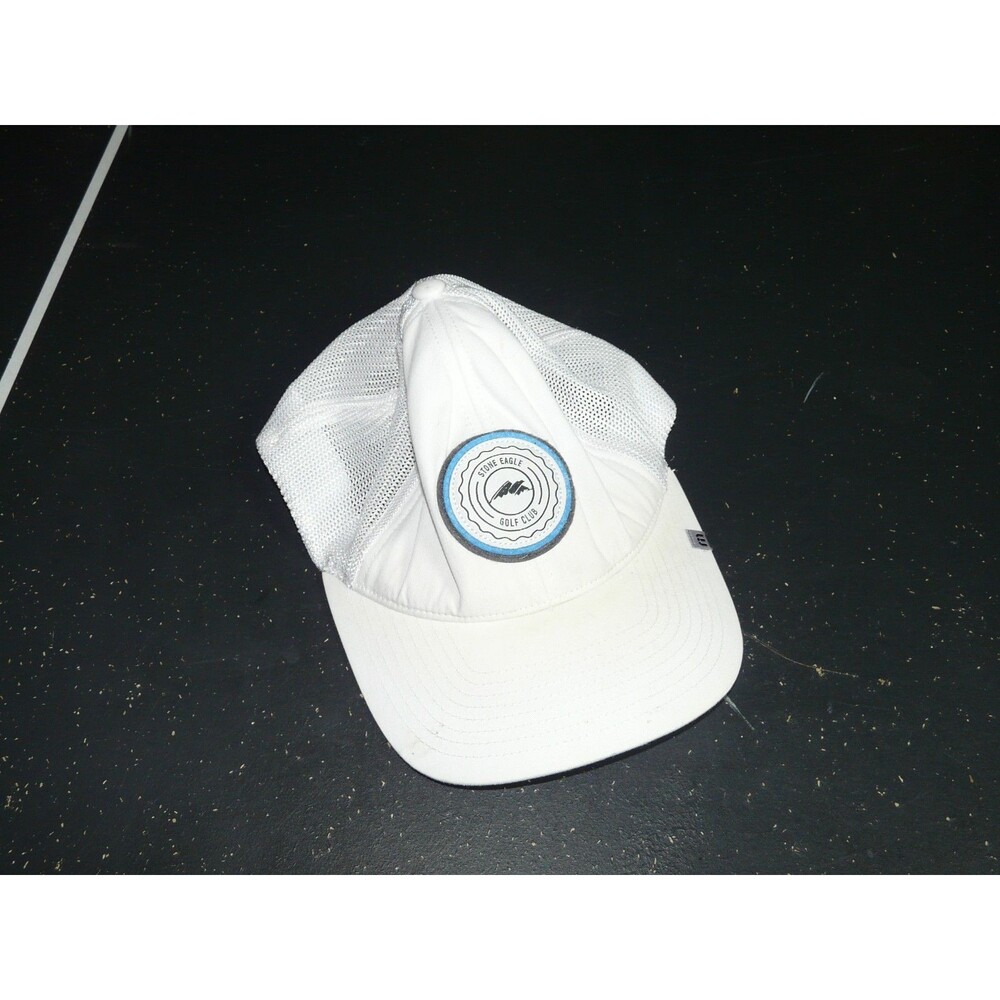 Travis Matthew Hat Cap Snapback One Size White Adjustable Mesh Stone Eagle Golf